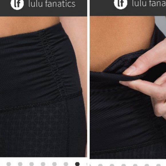 🐆Lululemon Runday CropTri Geo Embossed B - Picture 3 of 8